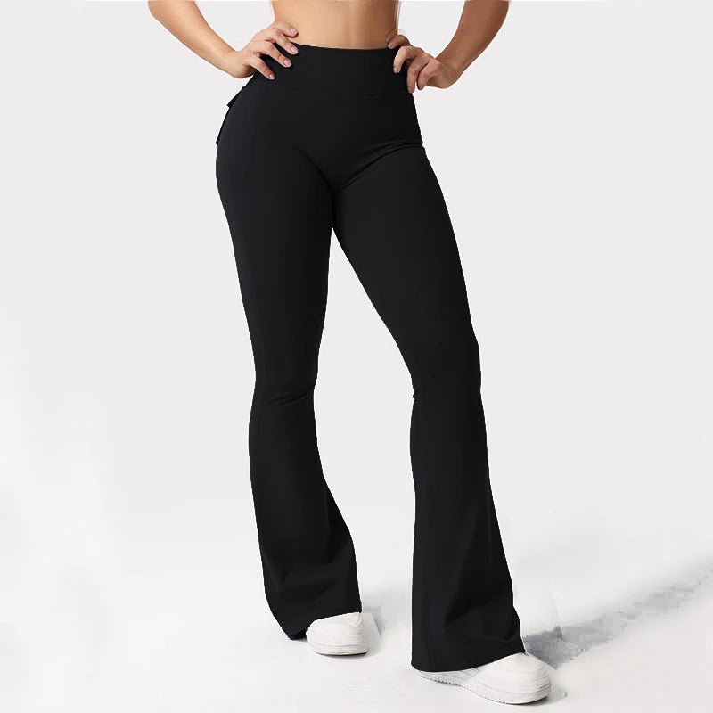Wide Leg High Stretch Yoga Leggings