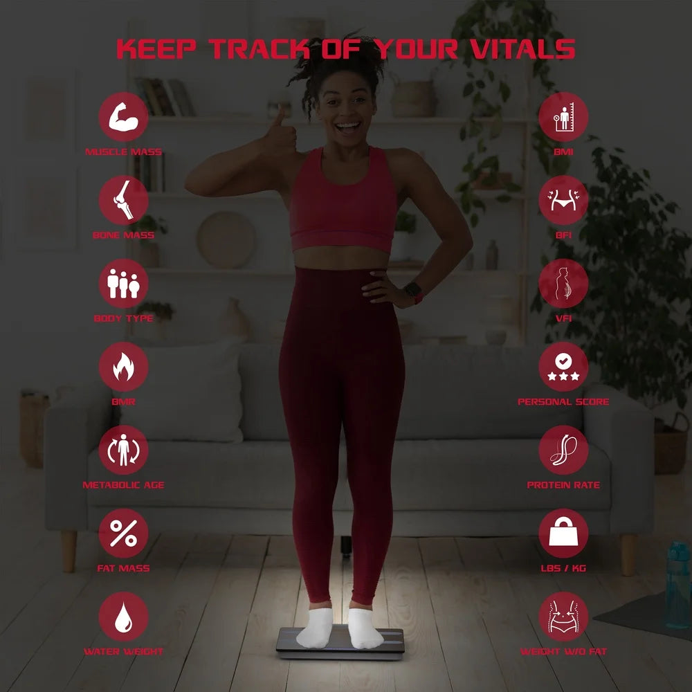 Smart Bluetooth Body Fat BMI BMR Tracker