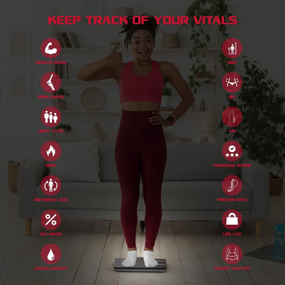 Smart Bluetooth Body Fat BMI BMR Tracker