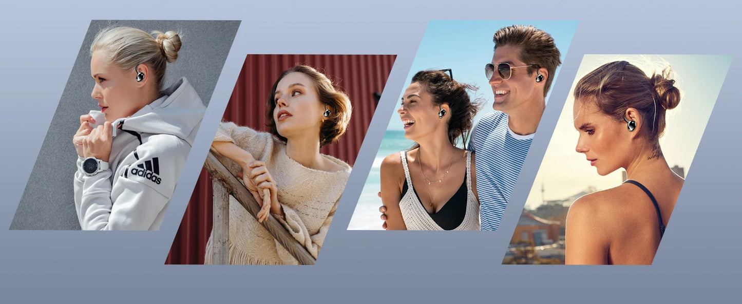 Wireless Earbuds, Noise Cancelling Waterproof