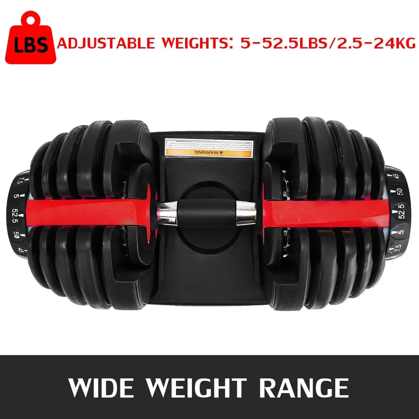 Adjustable Dumbbell 24/40 KG 52.5/90 LBS