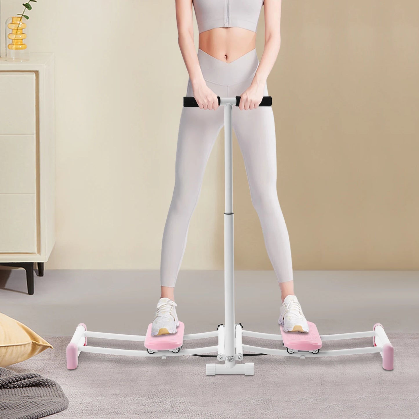 Ski Thin Legs Hip Exerciser Pink/Purple