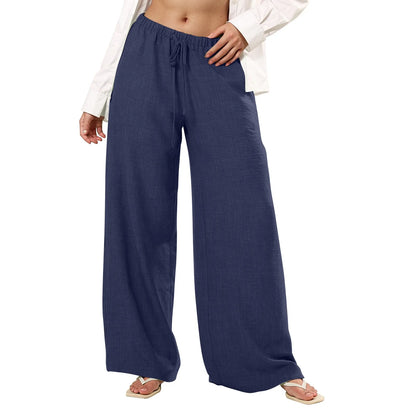 Casual Wide Leg Trousers
