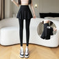 Fake Two Pieces  Seamless Fitness Leggings with Pocket