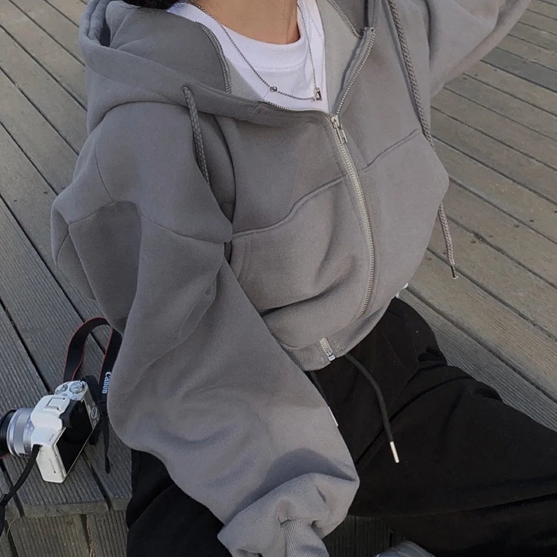 Casual Hood Sweatshirt