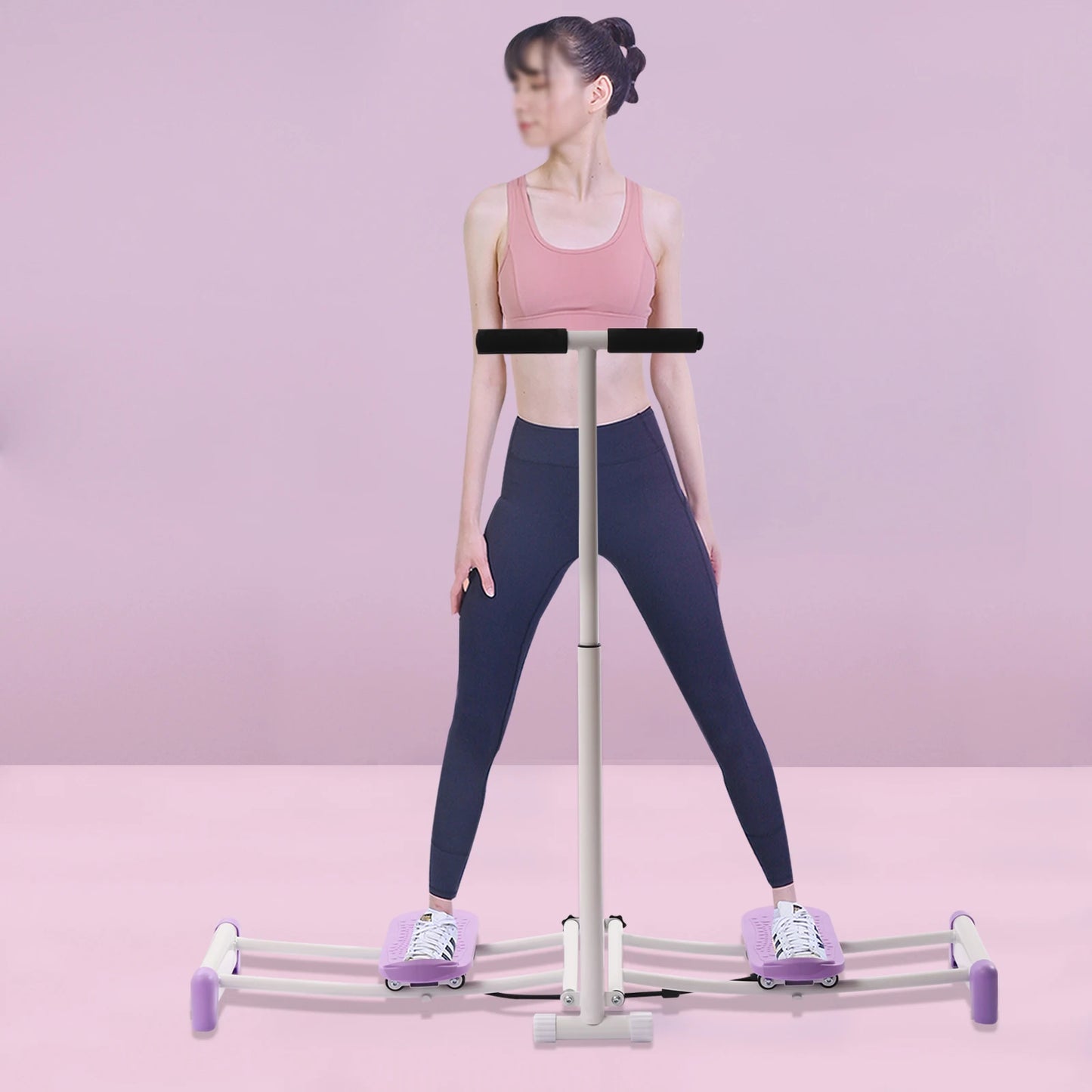 Ski Thin Legs Hip Exerciser Pink/Purple