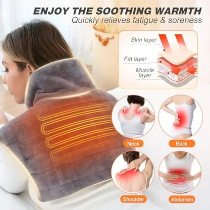 Cordless Heating Pad for Neck and Shoulders P