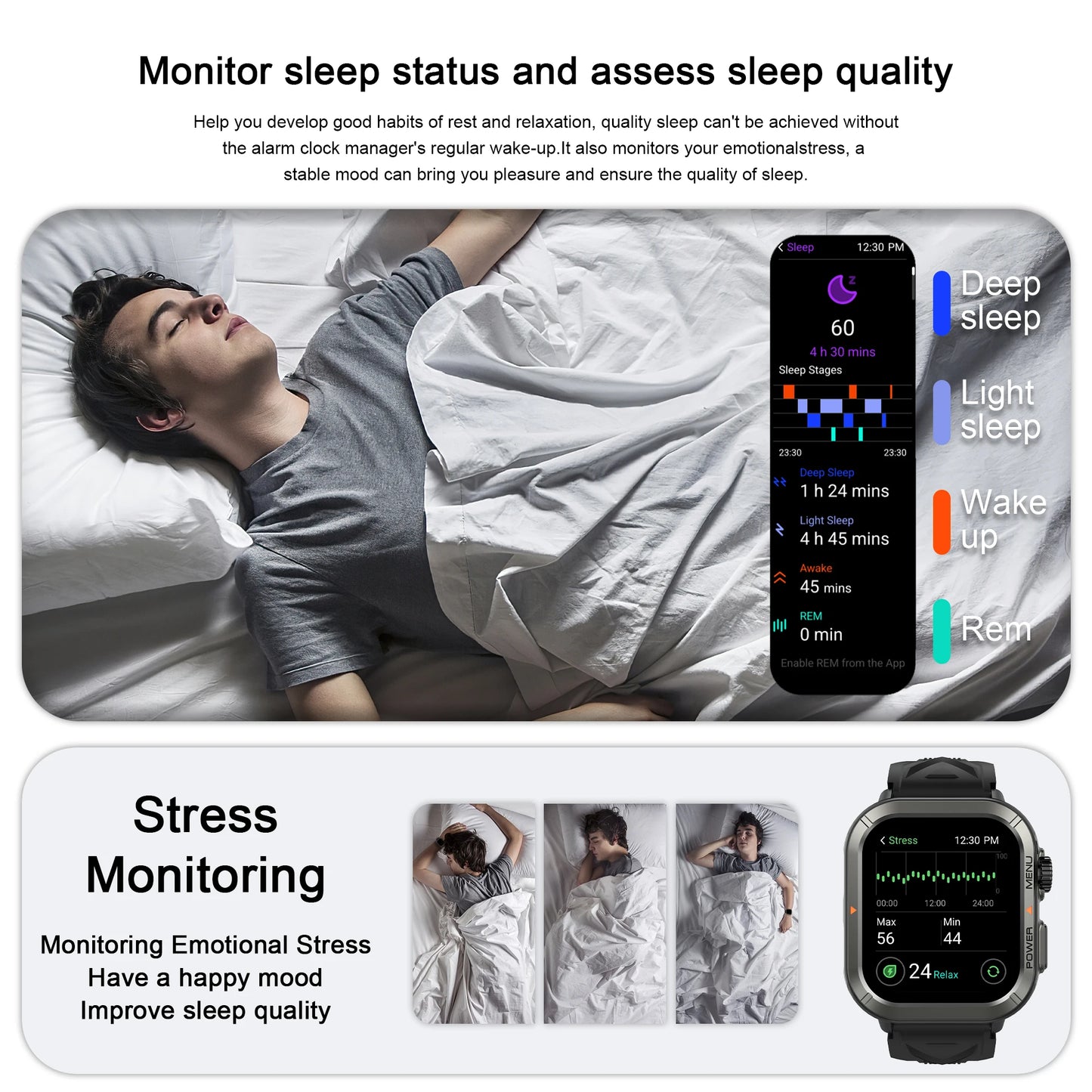 Waterproof Smartwatch Bluetooth Calling Fitness Tracking