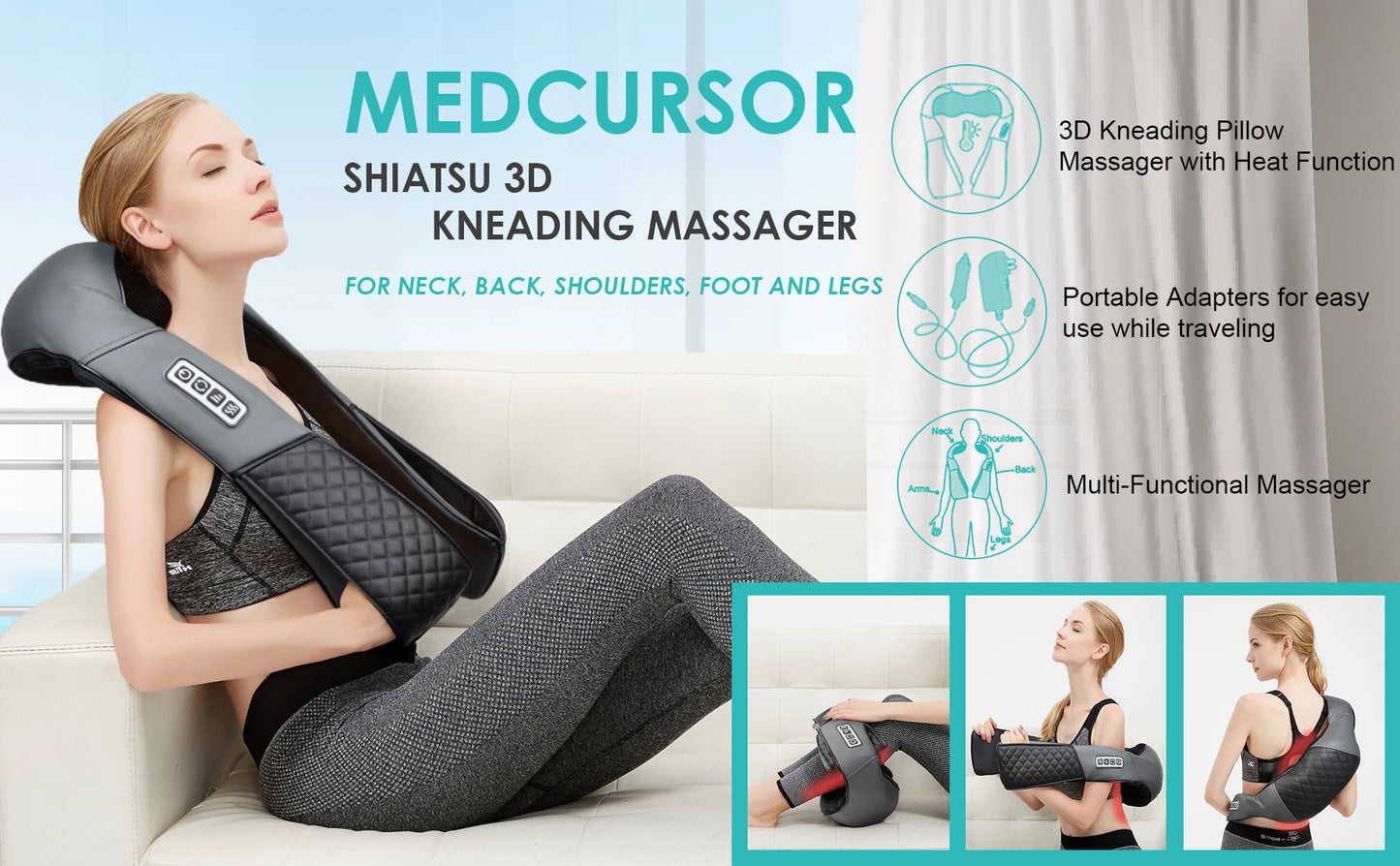 Electric Neck And Back Massager