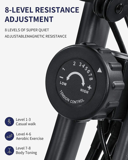 Exercise Bike Folding Magnetic Upright