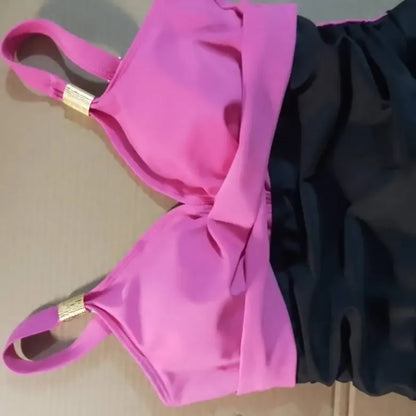 Women Swimdress Tummy Control  One Piece