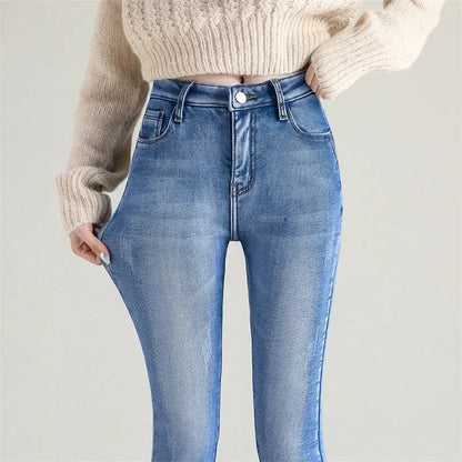 Women Thermal Skinny Jeans