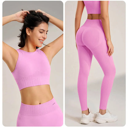 High Waisted Leggings and Top