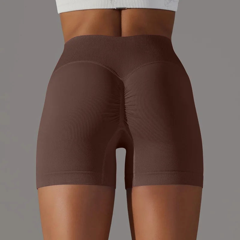 3 Pieces Yoga Scrunch Butt Shorts