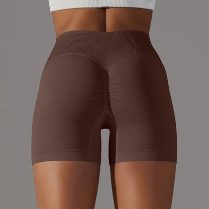 3 Pieces Yoga Scrunch Butt Shorts