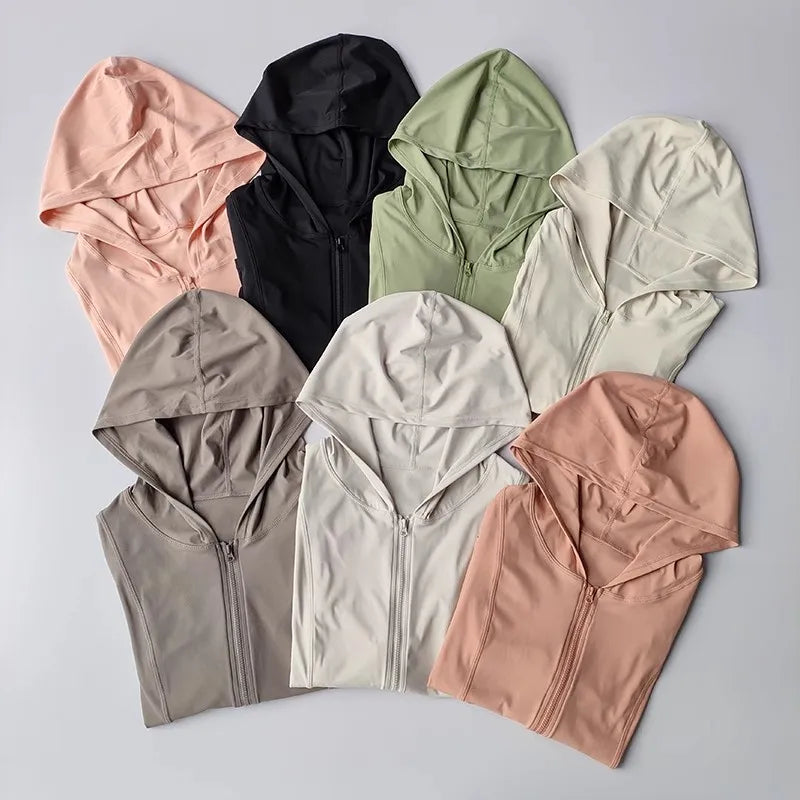 Women Hooded  Running Jackets