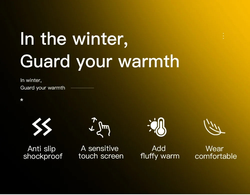 cold weather, windproof, waterproof gloves