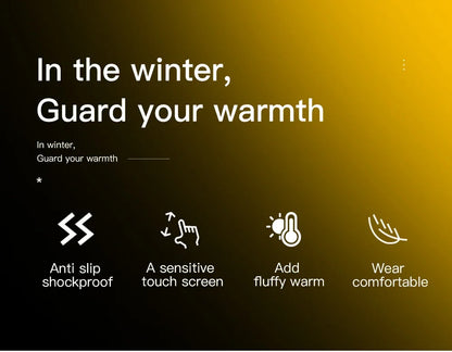 cold weather, windproof, waterproof gloves