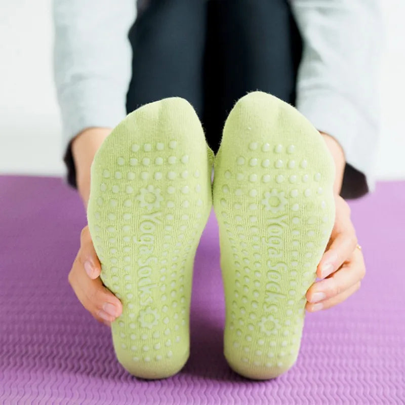 1 Pair Anti-Slip Breathable Pilates Socks