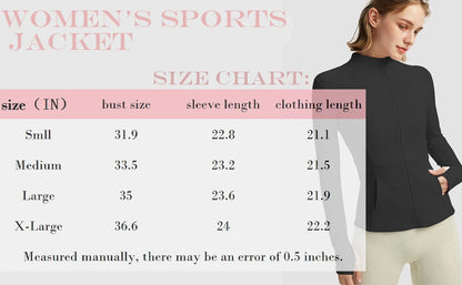 Lightweight Women's Athletic Yoga Jacket