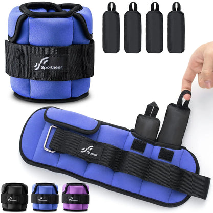 Adjustable Wrist and Ankle Weights 1-10 lbs