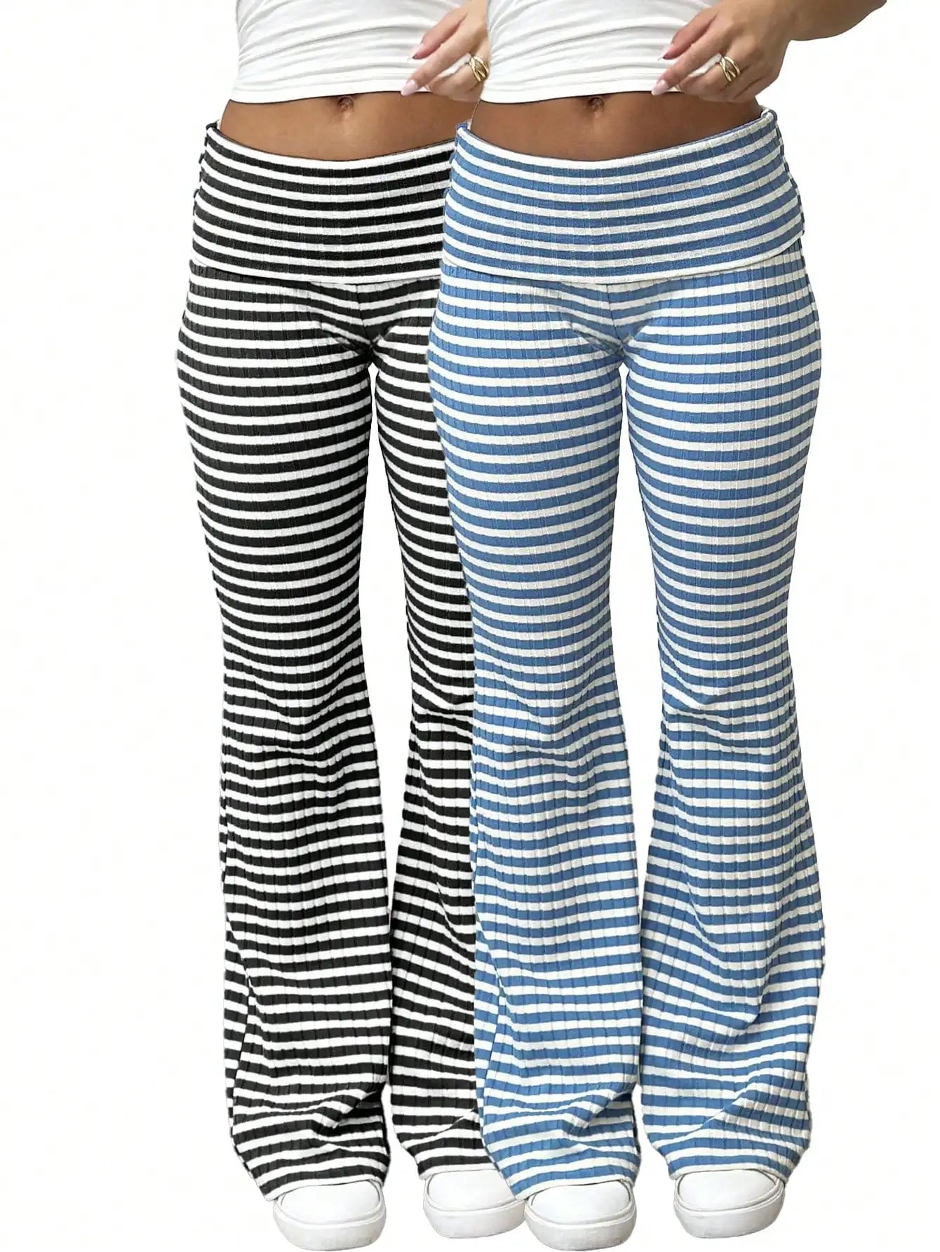 Two pairs of women's sporty casual pants
