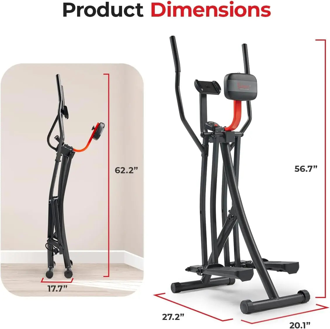 Foldable Smart Air Walk Elliptical