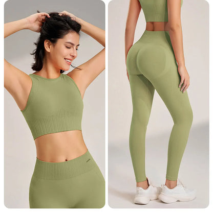 High Waisted Leggings and Top