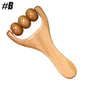 1Pcs Wooden Massage Roller