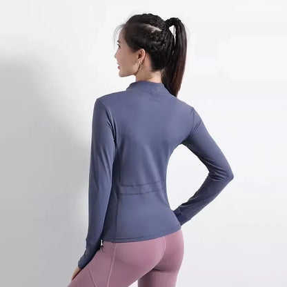 Women's Slim Fit Long Sleeve Sports Jacket