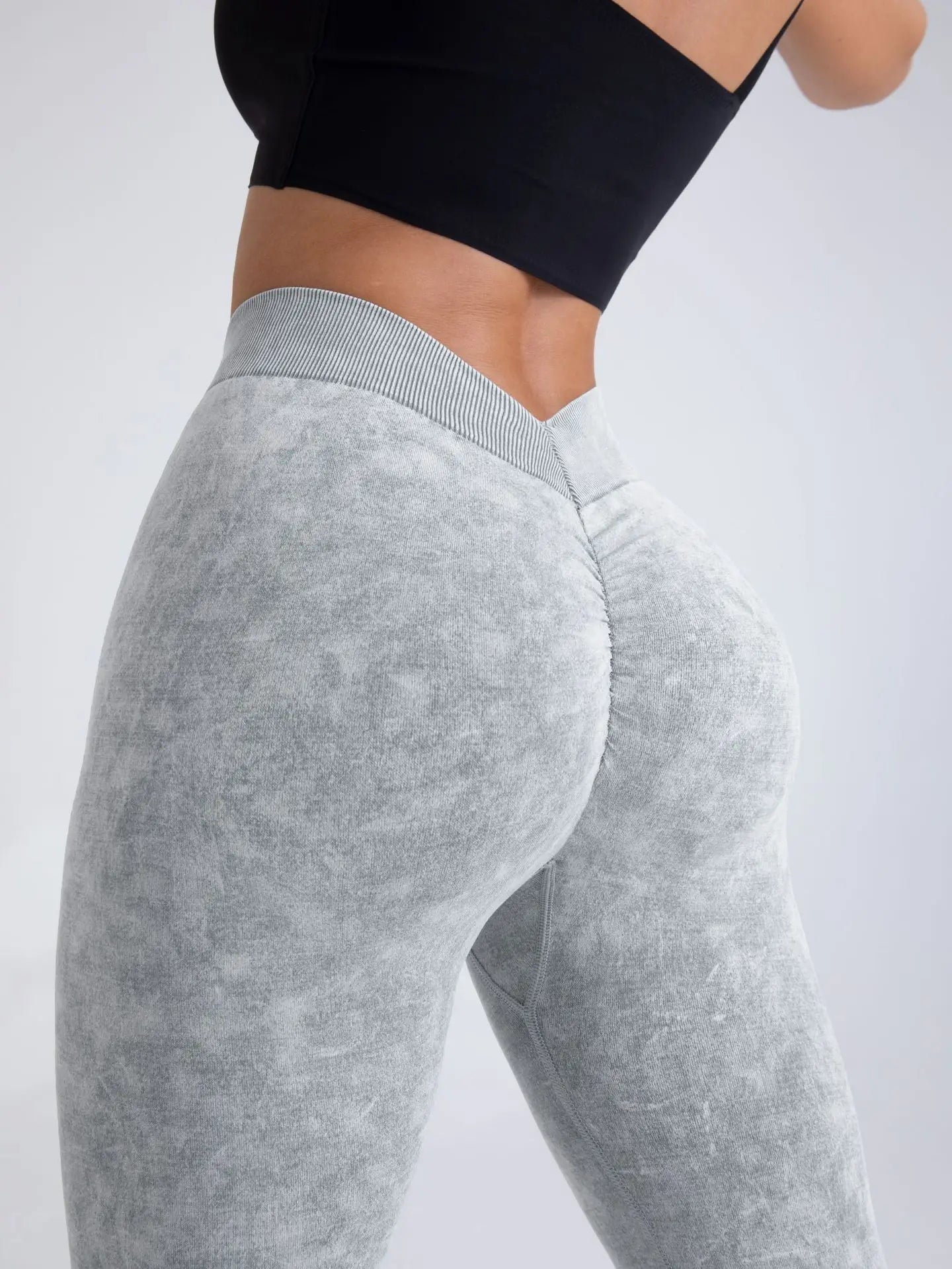 V Back Yoga Pants