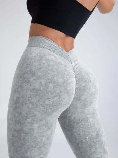 V Back Yoga Pants