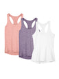 3 Pcs  Yoga Tops Quick Dry