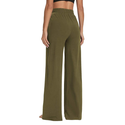 Wide Leg Yoga Pants with Pockets