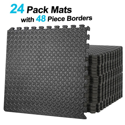 Exercise Mat 3/4'' Thick Interlocking Tiles