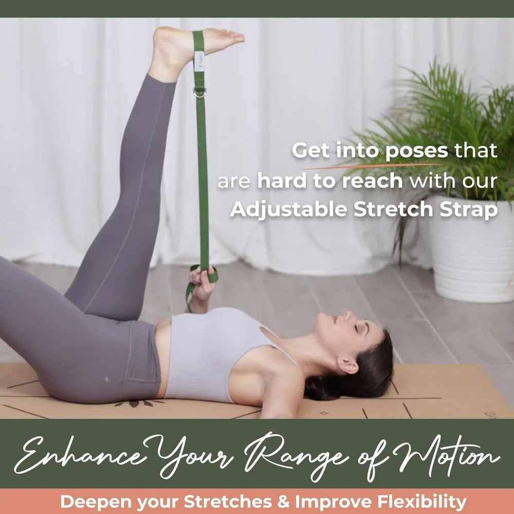 Premium Cork All-in-One Yoga Kit