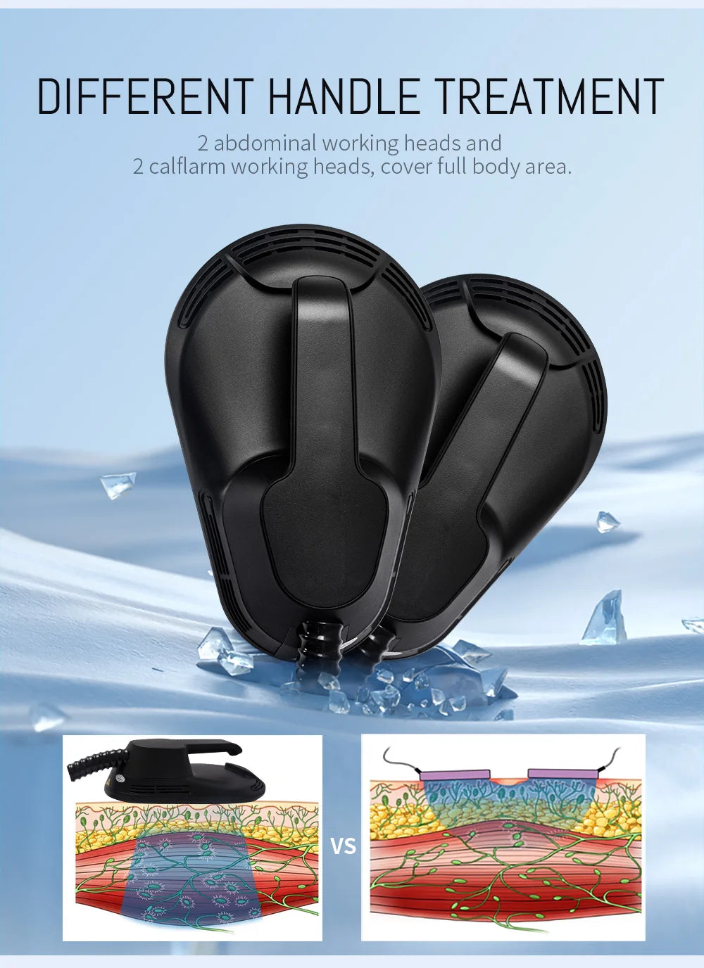 professional 360 degree rolling cellulite massage