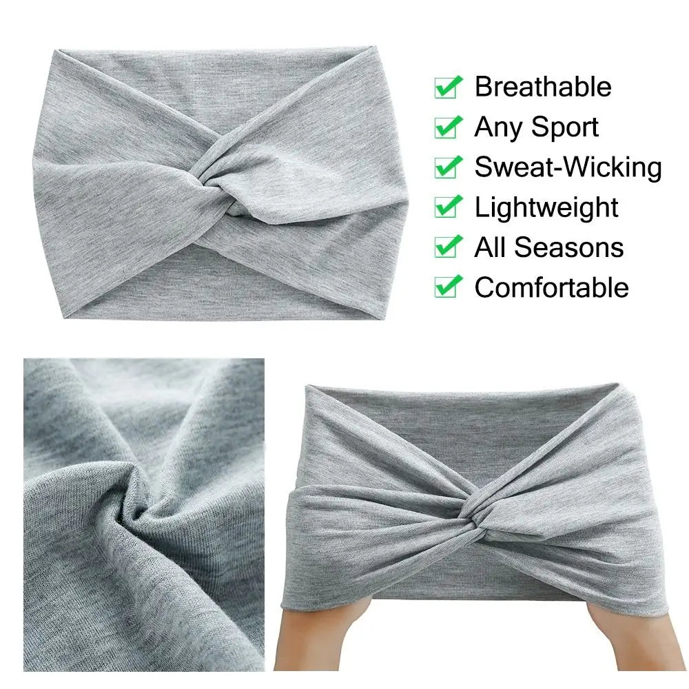 Hair Accessories Twisted Extra Large  Workout Headband