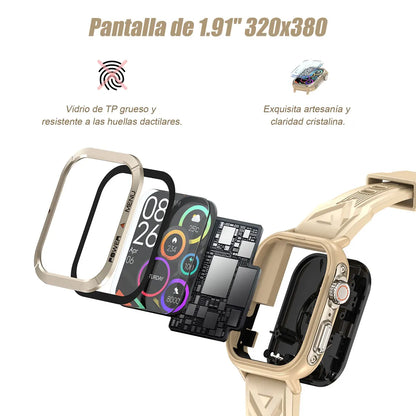 Waterproof Smartwatch Bluetooth Calling Fitness Tracking