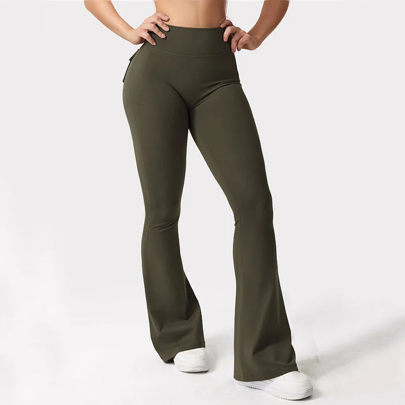 Wide Leg High Stretch Yoga Leggings