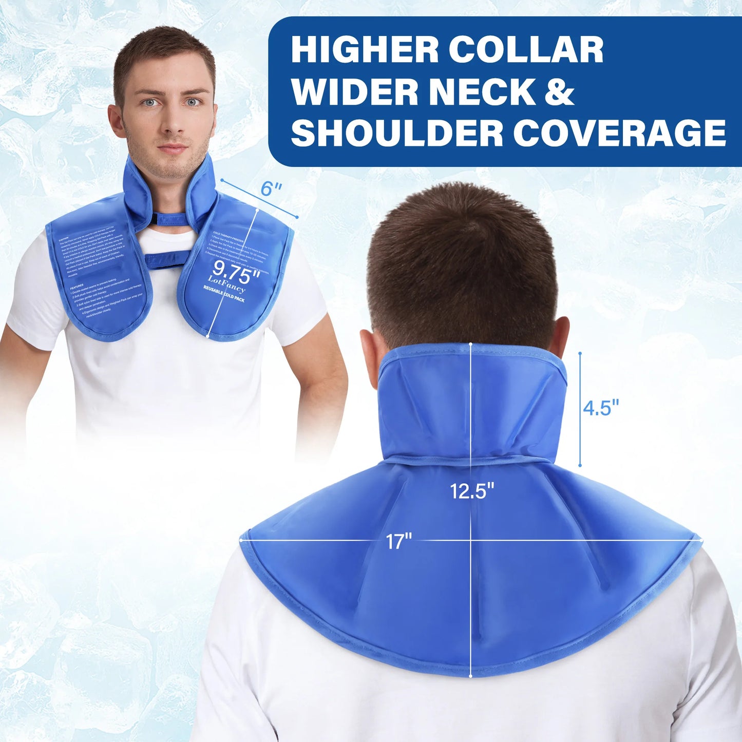Reusable Cold Neck Wrap for Pain Relief