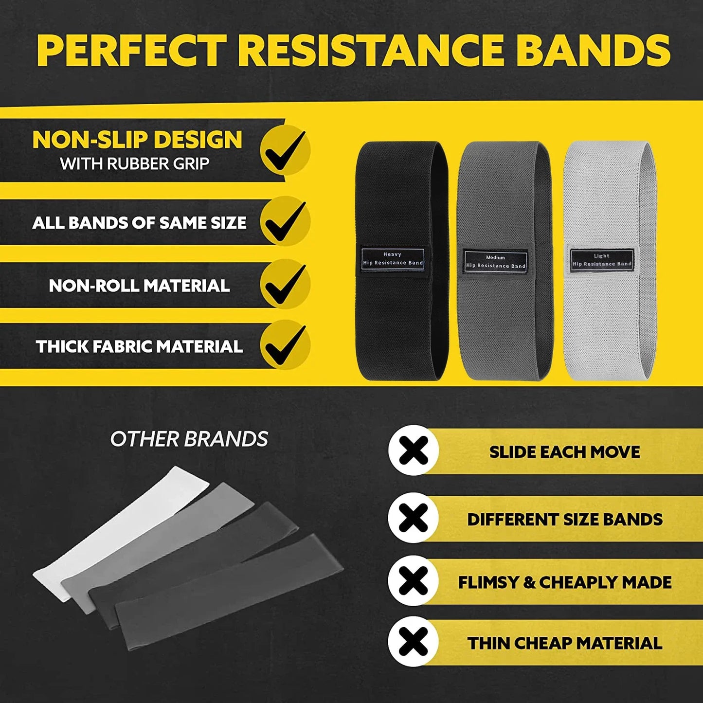 Fabric Resistance Hip /Booty Bands