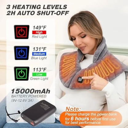 Cordless Heating Pad for Neck and Shoulders P