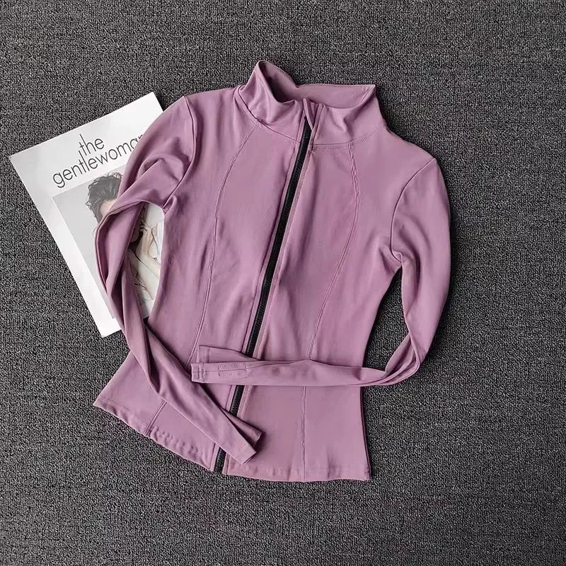 Women's Slim Fit Long Sleeve Sports Jacket