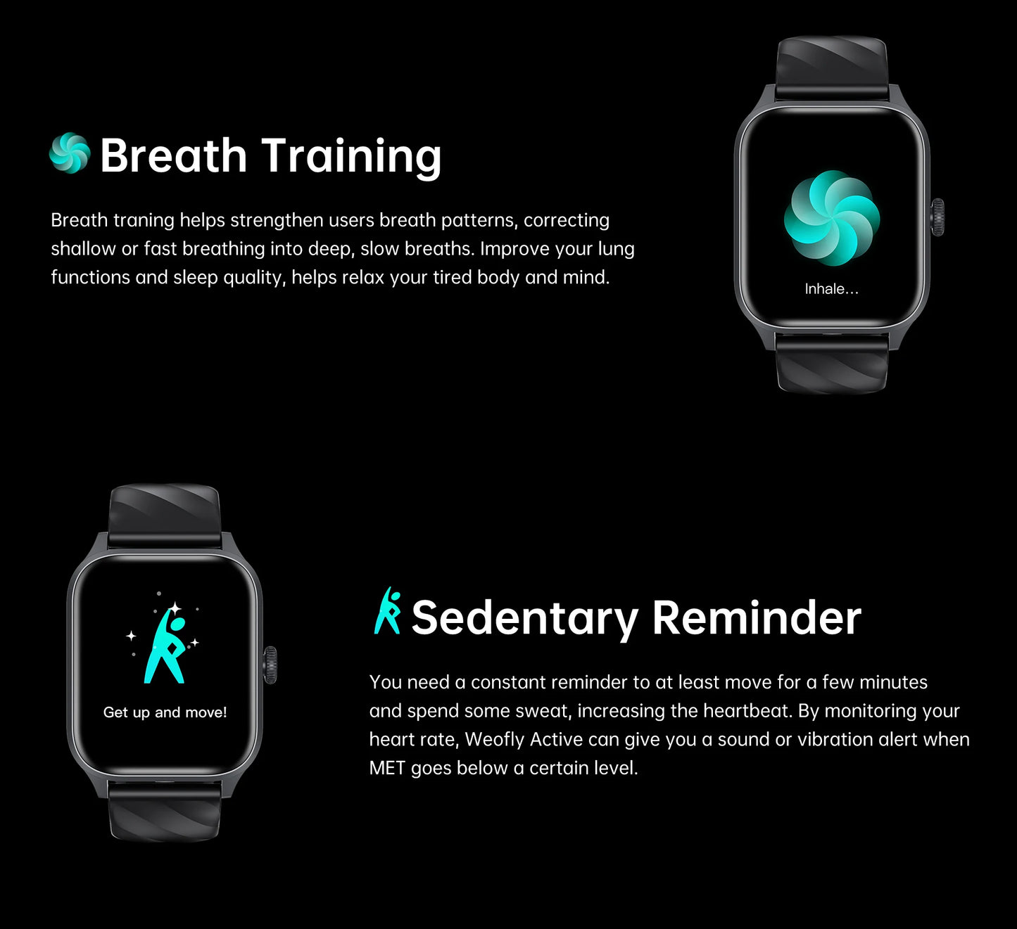 Call Smartwatch Health Monitor Waterproof Android