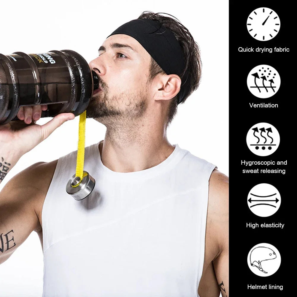 Elastic Sports Sweat Absorption Headbands
