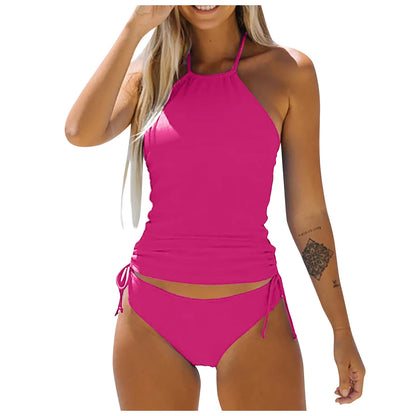 Neck Hanger Sleeveless Backless Bikini