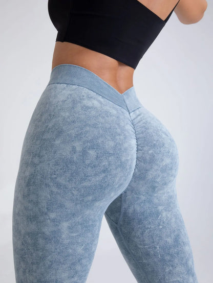 V Back Yoga Pants