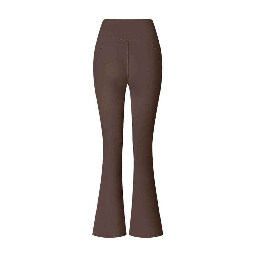 Women High Waist Tummy Control Flared Leggings
