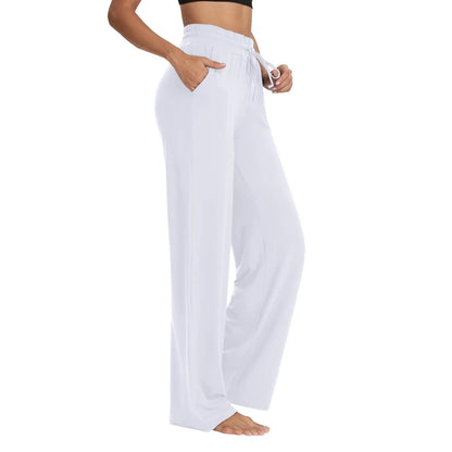 Wide Leg Yoga Pants with Pockets